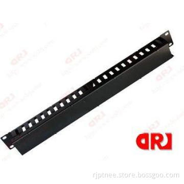 1U Metal Calbe Organizer/Rackmount Cable Management 24Slots